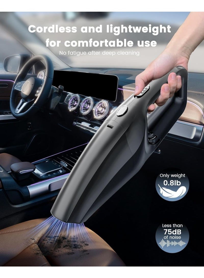 Arabest Handheld Vacuum Cordless, Car Vacuums Powerful with Rechargeable Battery, Portable Hand Held Vacuum Cordless with Washable HEPA Filter, Mini Vacuums Kit for Men and Women - Image 3